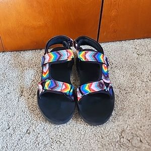 Rainbow Sandals from Target